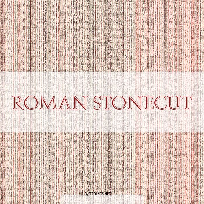 Roman Stonecut example