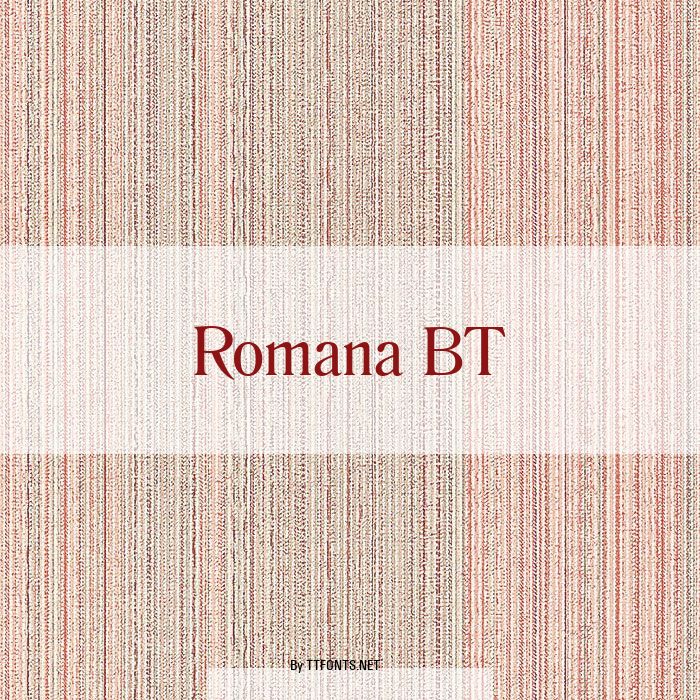 Romana BT example