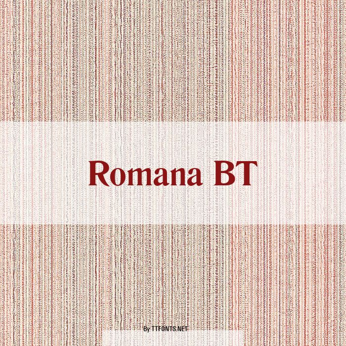 Romana BT example