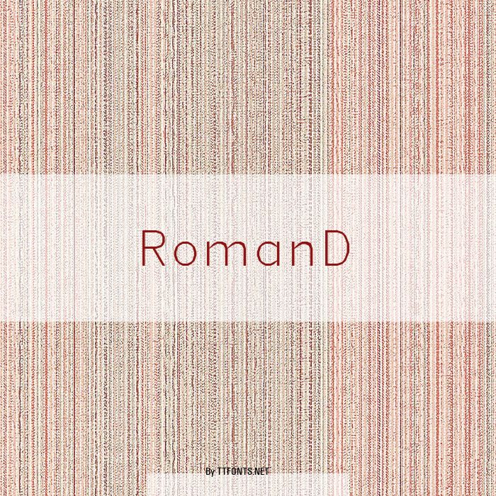 RomanD example