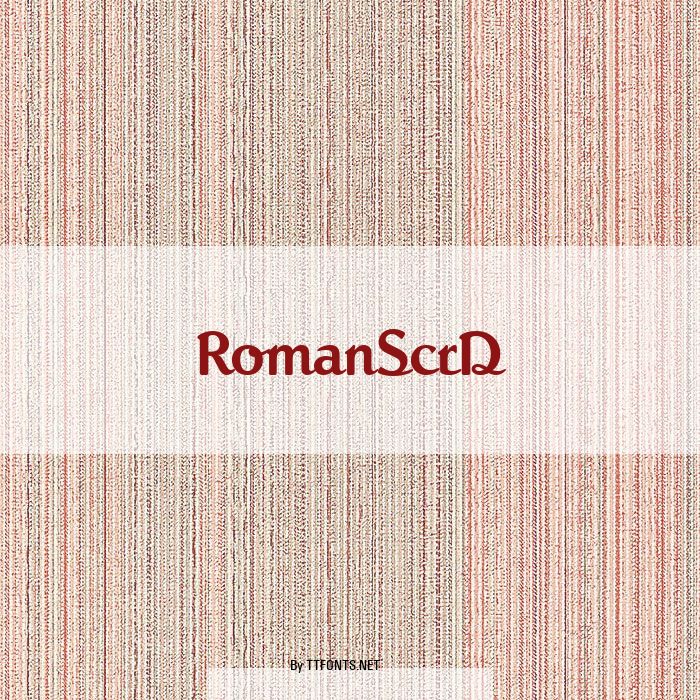 RomanScrD example