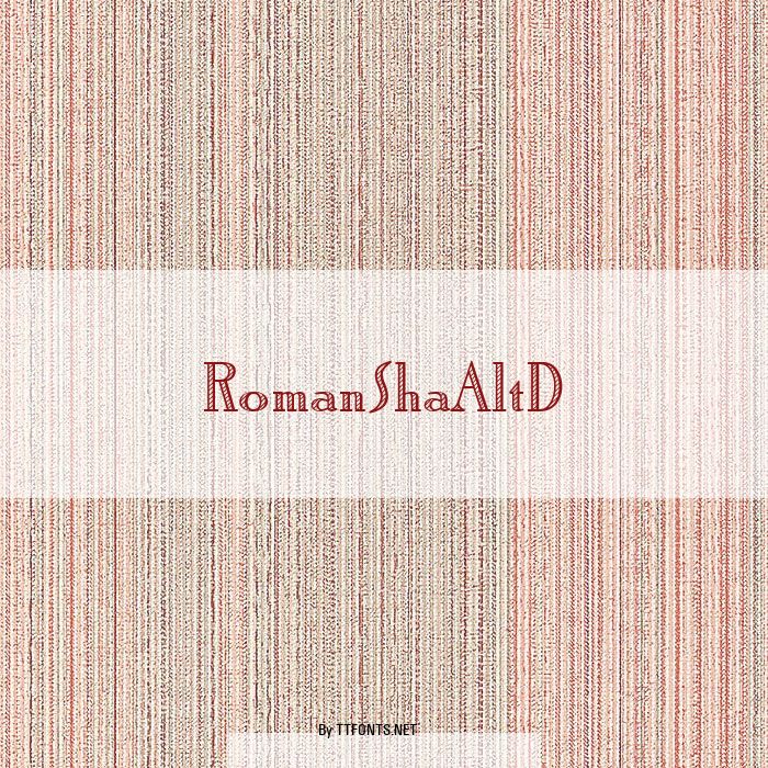 RomanShaAltD example