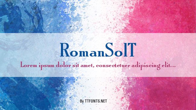 RomanSolT example