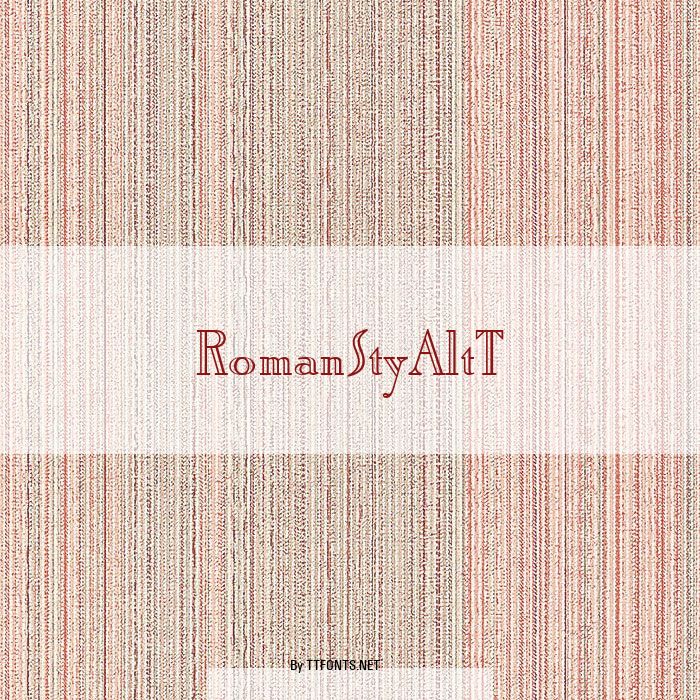 RomanStyAltT example