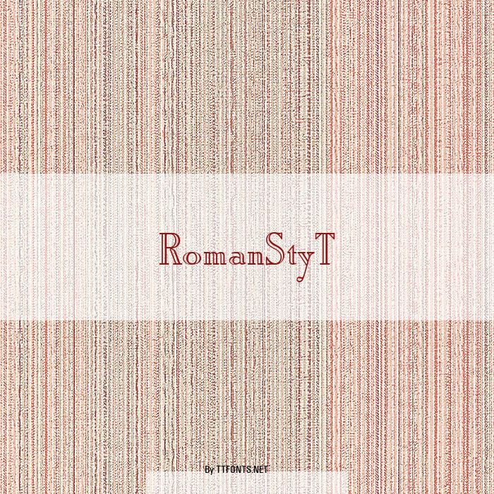 RomanStyT example