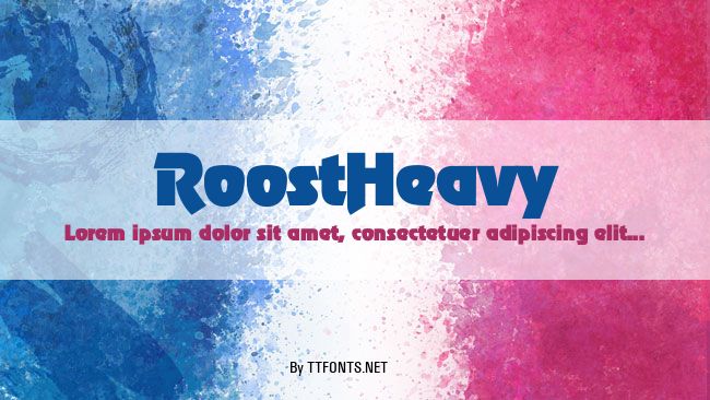 RoostHeavy example