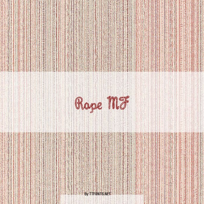 Rope MF example
