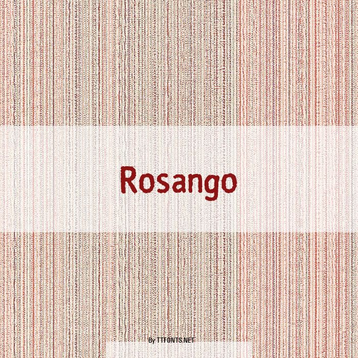 Rosango example