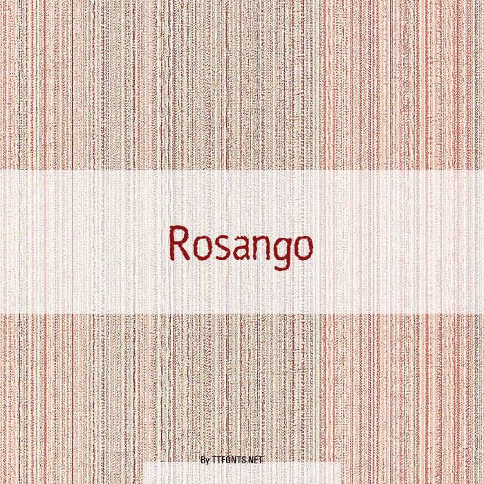 Rosango example