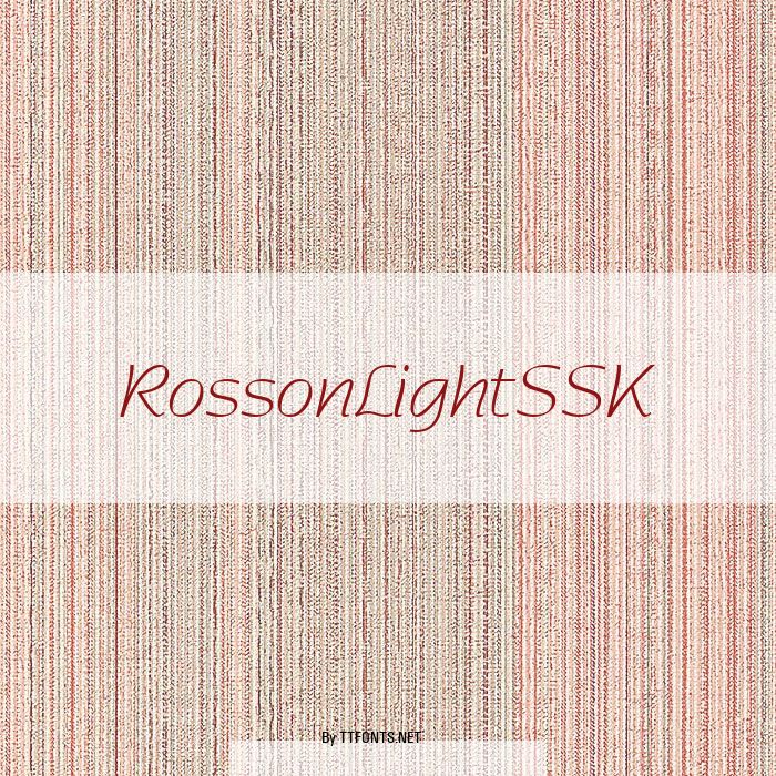 RossonLightSSK example