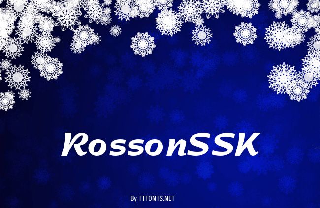 RossonSSK example