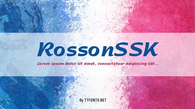 RossonSSK example