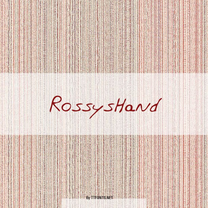 RossysHand example