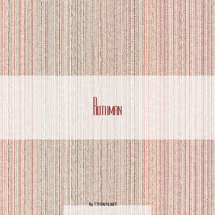 Rothman example