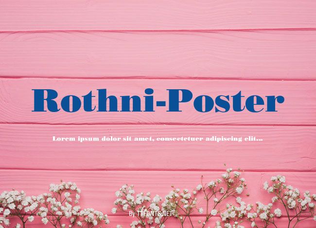 Rothni-Poster example