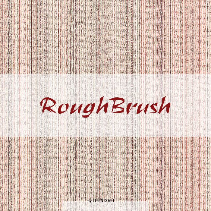 RoughBrush example