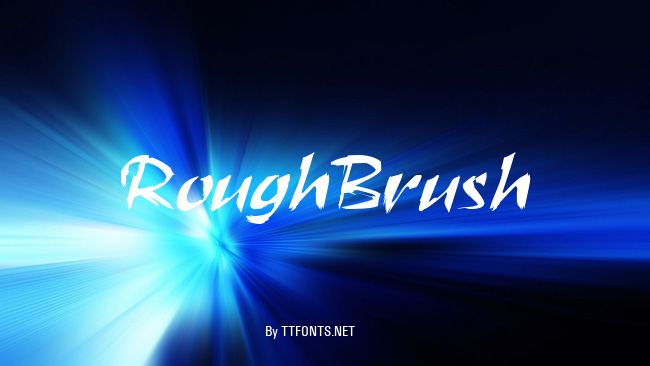 RoughBrush example