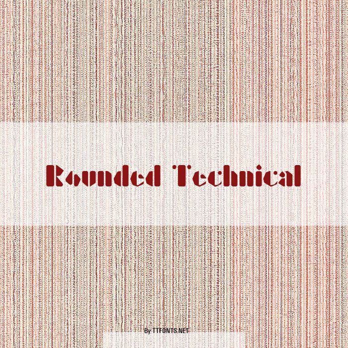 Rounded Technical example