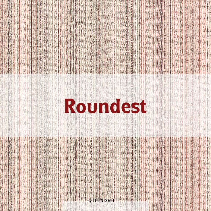 Roundest example