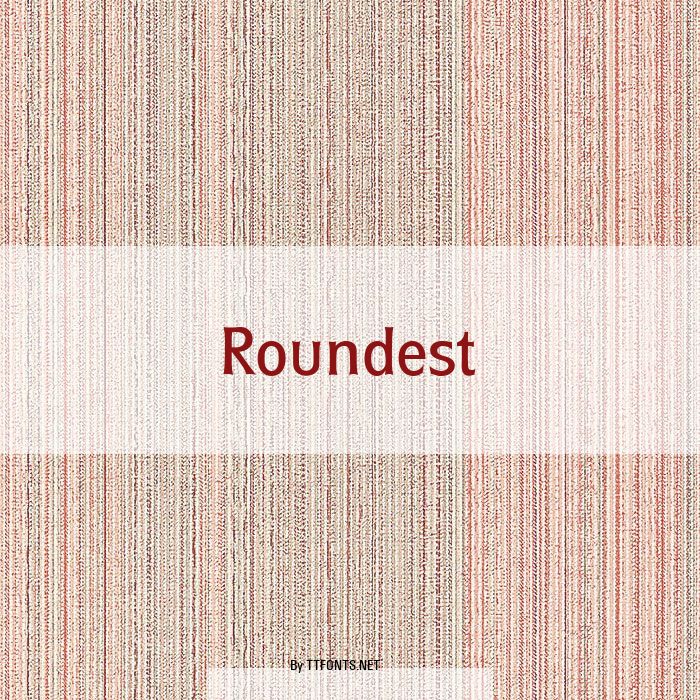 Roundest example