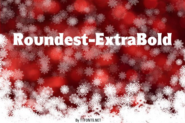 Roundest-ExtraBold example