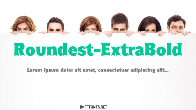 Roundest-ExtraBold example