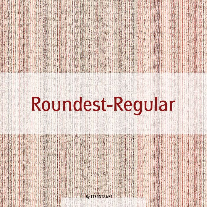 Roundest-Regular example