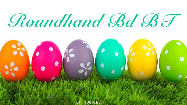 Roundhand Bd BT example