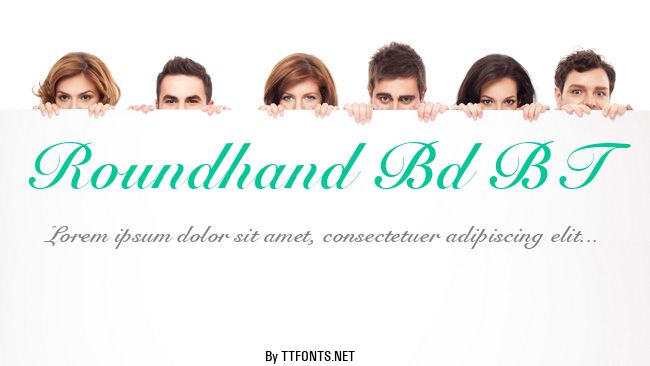 Roundhand Bd BT example