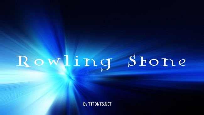 Rowling Stone example