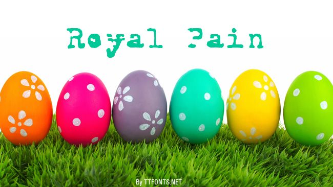 Royal Pain example