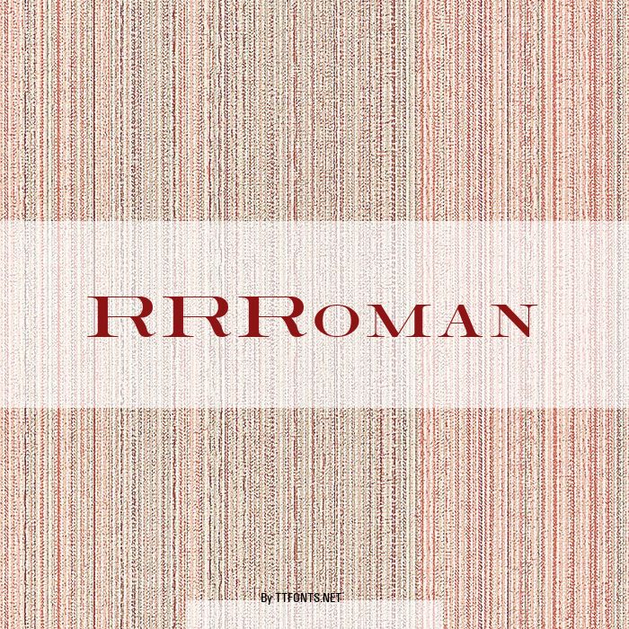 RRRoman example