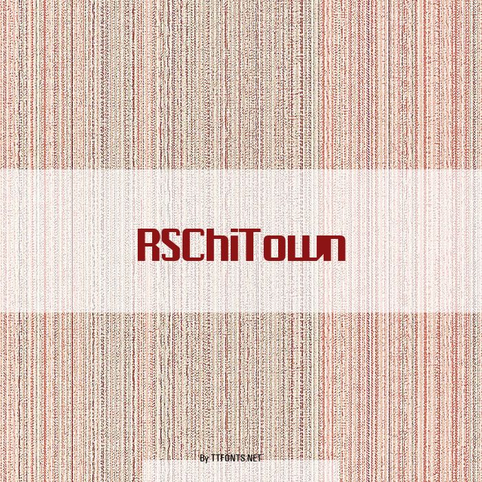 RSChiTown example