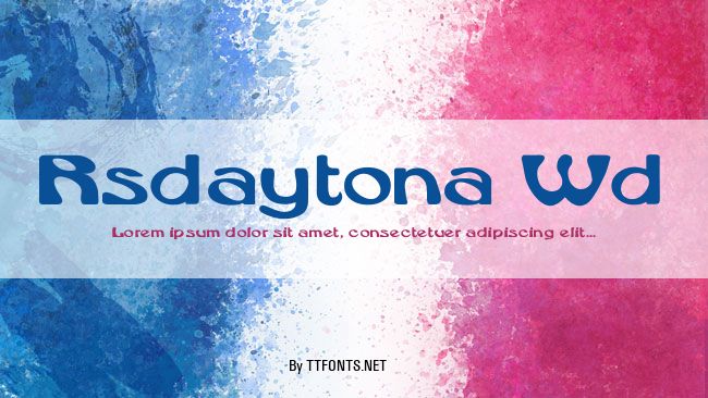 Rsdaytona Wd example