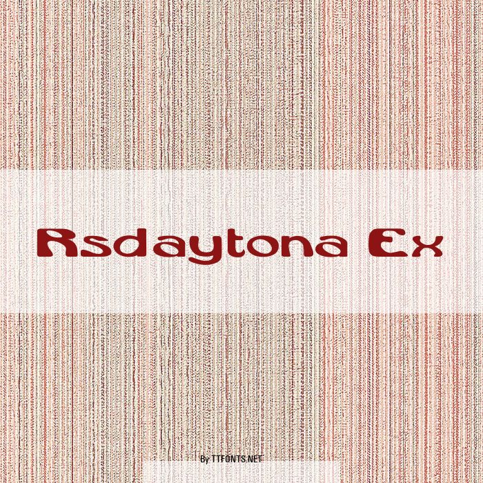 Rsdaytona Ex example
