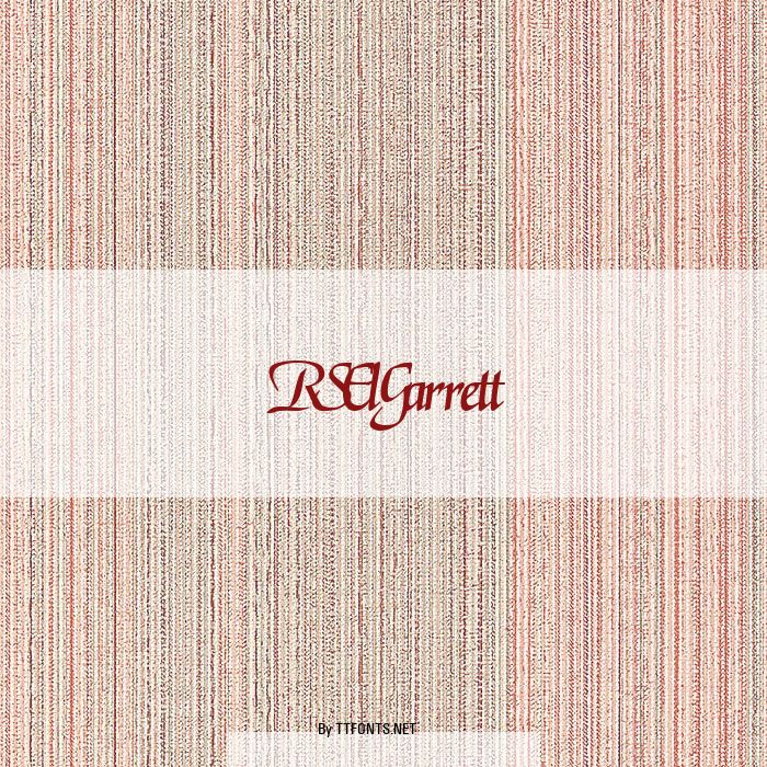 RSElGarrett example