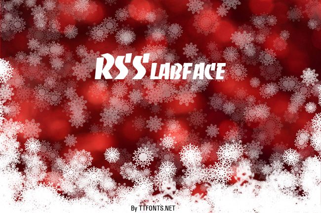 RSSlabface example