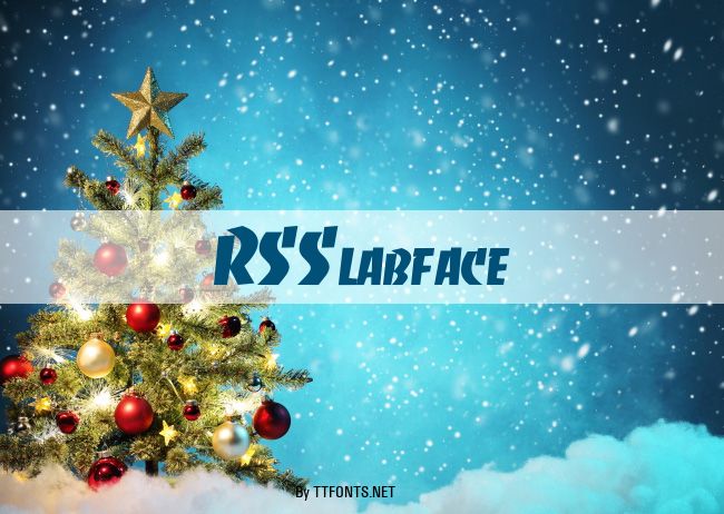 RSSlabface example