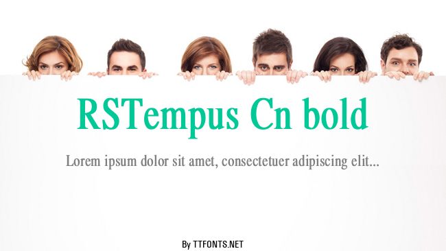 RSTempus Cn bold example