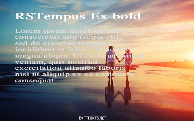 RSTempus Ex bold example