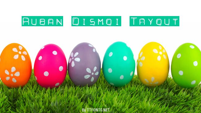 Ruban Dismoi Tryout example