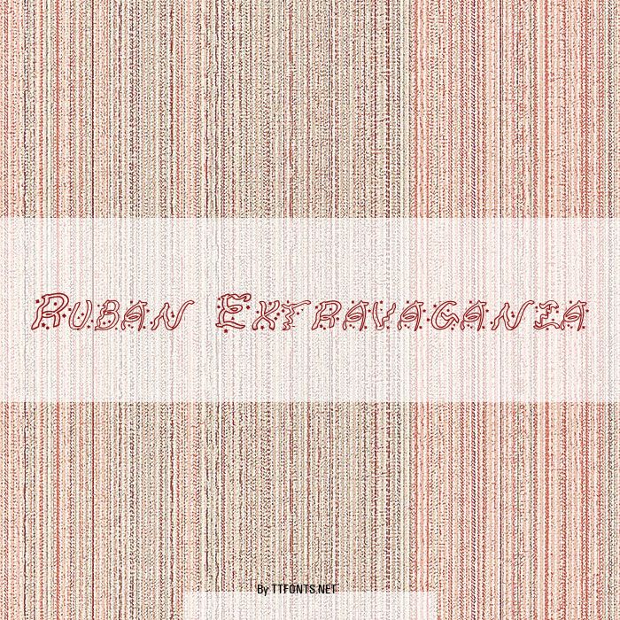 Ruban Extravaganza example