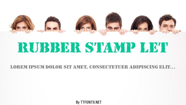 Rubber Stamp LET example