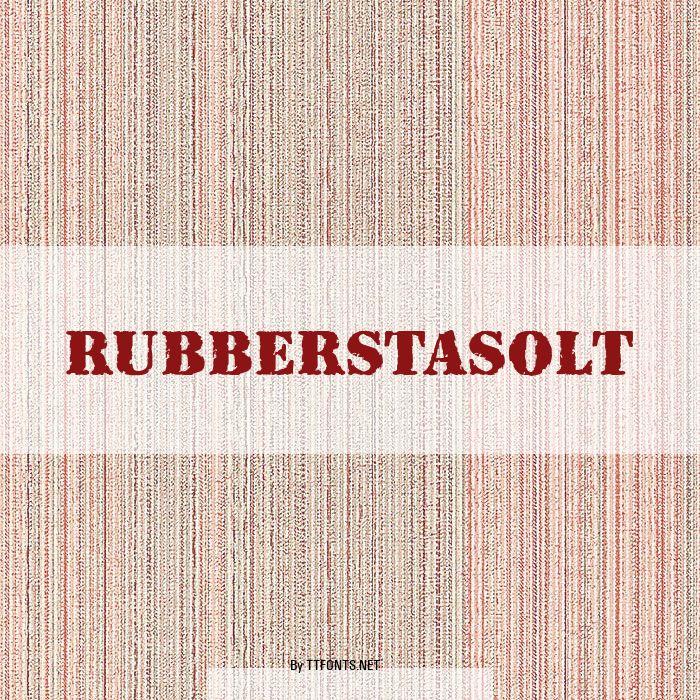 RubberStaSolT example