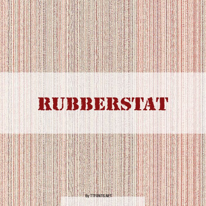 RubberStaT example