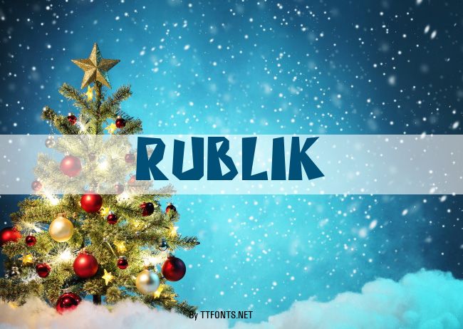 Rublik example