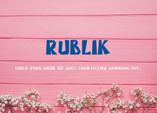 Rublik example