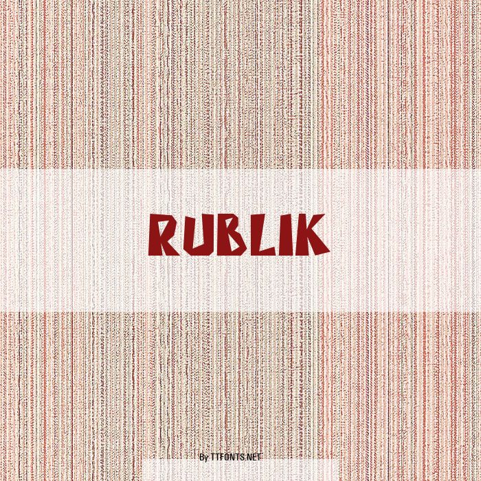 Rublik example