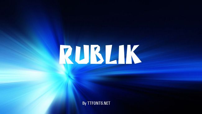 Rublik example