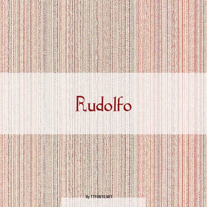 Rudolfo example